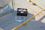 7 Inch Rack Grease Containment System before installation