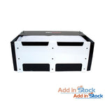 7 inch rack grease containment system back side