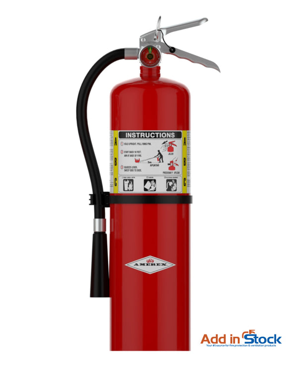 Amerex b456 abc dry chemical fire extinguisher 10 lb extinguishers 750
