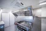 8' Mobile Kitchen Hood System with Exhaust Fan - addinstock
