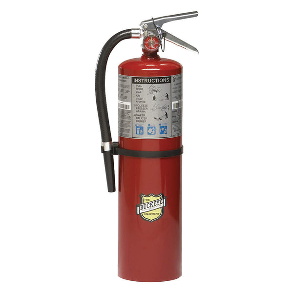 Dry Chemical Fire Extinguisher with 10 lb. Capacity and 20 a 24 seg. Discharge Time - addinstock