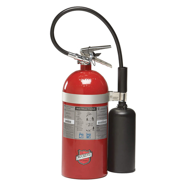 Carbon Dioxide Fire Extinguisher with 10 lb. Capacity and 8 to 10 sec. Discharge Time - addinstock