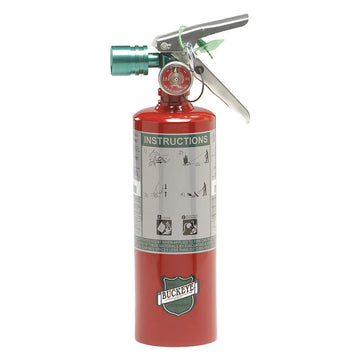 Clean Agent Fire Extinguisher with 2.5 lb. Capacity and 8 to 10 sec. Discharge Time