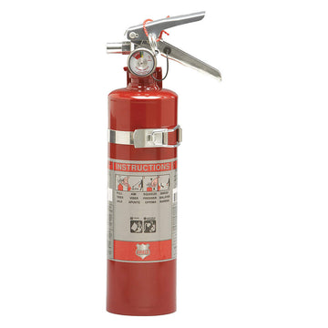 Dry Chemical Fire Extinguisher with 2.5 lb. Capacity and 8 to 10 sec. Discharge Time