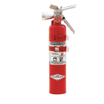 Halotron Fire Extinguisher with 2.5 lb. Capacity and 9 sec. Discharge Time