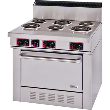 Garland S686 Sentry Series 6 Open Burner Electric Restaurant Range with Standard Oven - 240V, 3 Phase, 15 kW