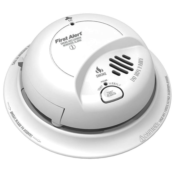 5-5/8" Smoke and Carbon Monoxide Alarm with 85dB @ 10 ft., Horn Audible Alert; 9V - addinstock