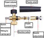 Foam Cannon Adjustable With 1/4 Quick Connector Foam Blaster for Pressure Washer Gun Car Pressure Washer - addinstock