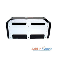 7 inch rack grease containment system back side