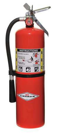 Dry Chemical Fire Extinguisher with 10 lb. Capacity and 20 sec. Discharge Time